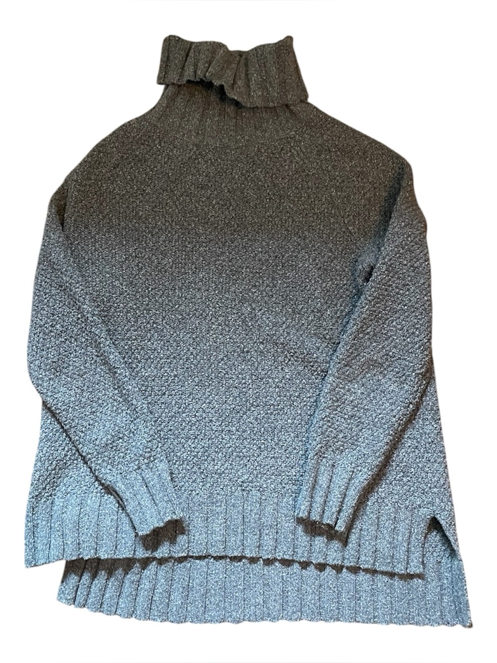 Patagonia Worn Wear Grey Sweater Turtleneck Womens size small Grey